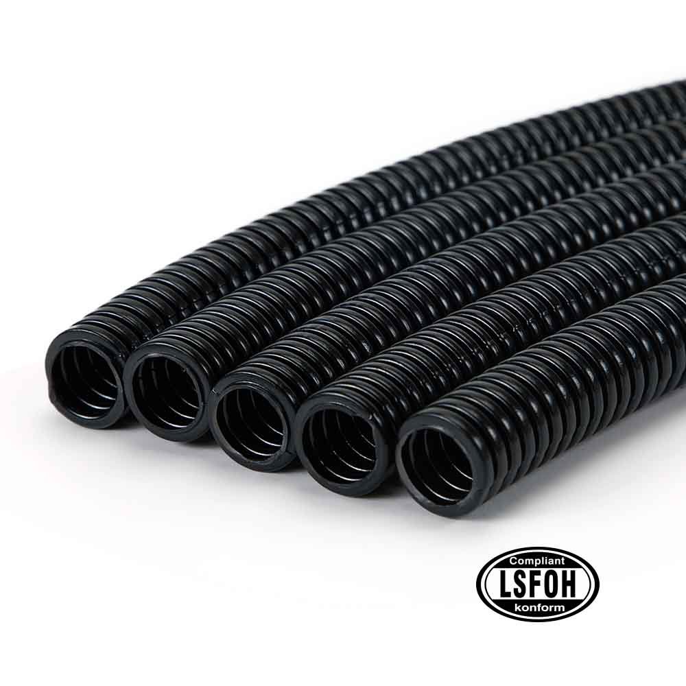 black lszh corrugated conduit