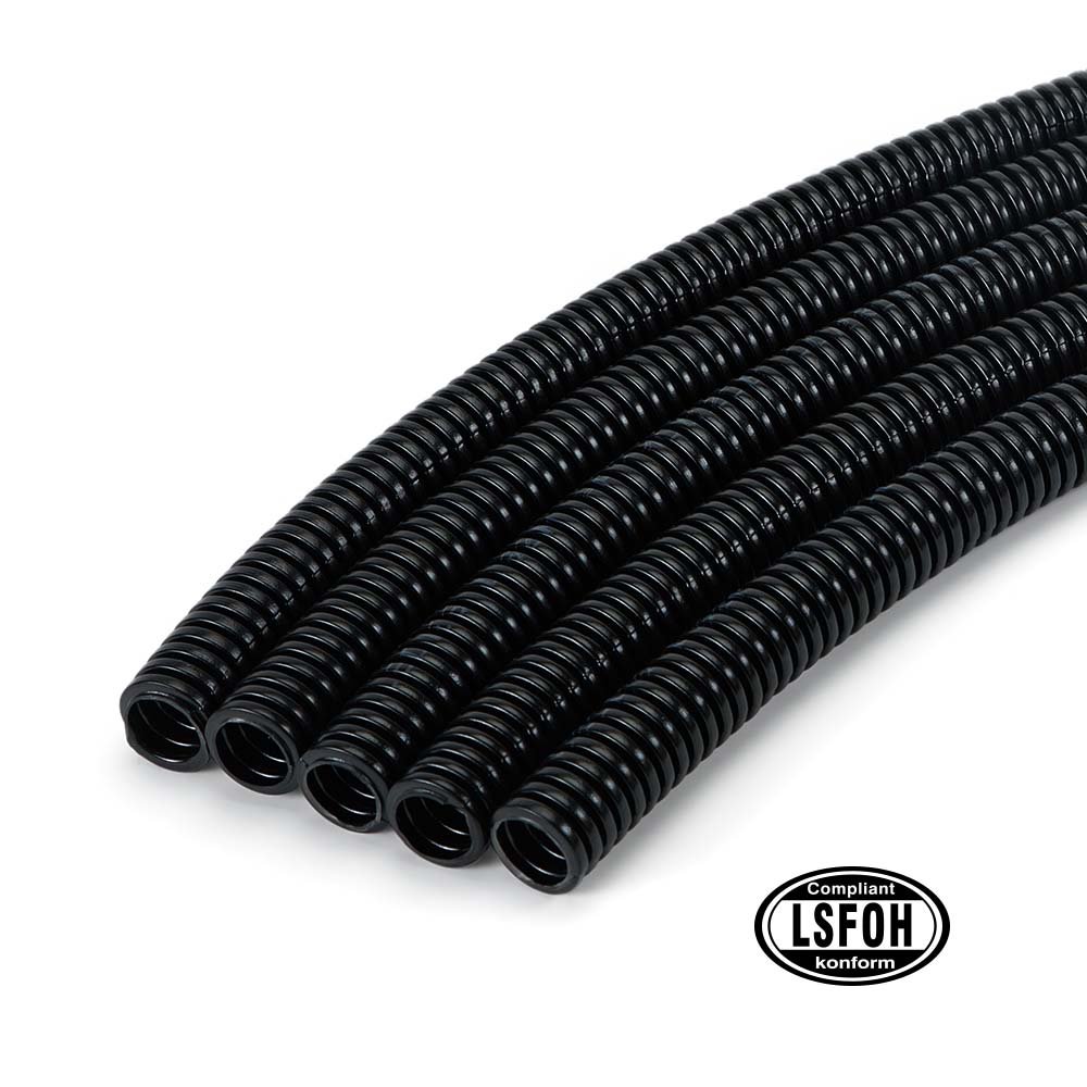 black lszh corrugated conduit