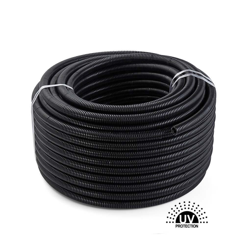 black solar corrugated conduit pipe