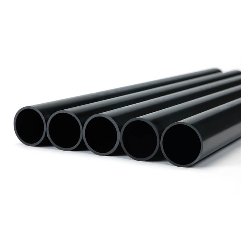 black rigid conduit